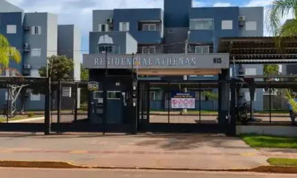 Apartamento para Locação em Campo Grande, Tiradentes, 2 dormitórios, 1 banheiro, 1 vaga
