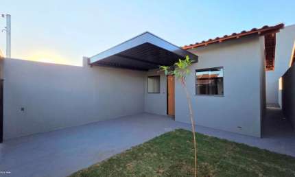 Casa para Venda em Campo Grande, Residencial Figueiras do Parque, 2 dormitórios, 1 banheiro, 1 vaga