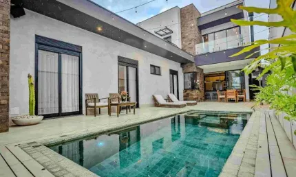 Casa a venda no brisas da mata - casa térrea com mezanino - mobiliada e decorada