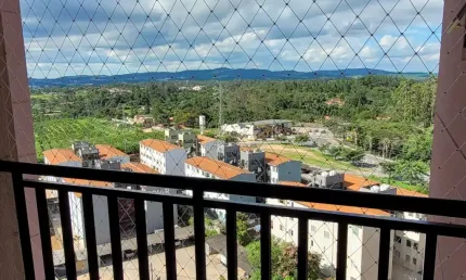 APARTAMENTO A VENDA EM JUNDIAÍ - MYRIAD RESIDENCIAL - ENGORDADOURO - AU= 60,00m² - 2 VAGAS - ANDAR ALTO - 2 dormitórios (1 suíte) com armários e piso porcelanato, wc social, sala para 2 ambientes com 