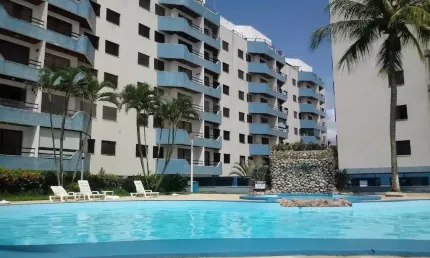 APARTAMENTO A VENDA EM CARAGUATATUBA - CONDOMÍNIO HAWAI VIVENDAS - MARTIM DE SÁ - 1 VAGA - PÉ NA AREIA