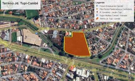 Terreno à venda em Cambé, Jardim Tupi, com 22000 m²