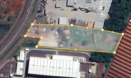 Terreno à venda em Londrina, Conjunto Habitacional Jamile Dequech, com 21200 m²