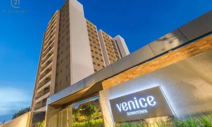 Apartamento à venda em londrina, centro, com 3 quartos, com 64 m², edifício venice downtown