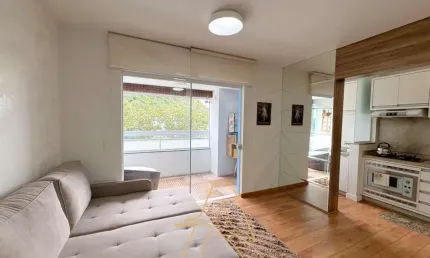 Apartamento mobiliado com suíte e lazer completo no boa vista