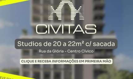 PRÉ-LANÇAMENTO STUDIOS NO CENTRO CIVICO