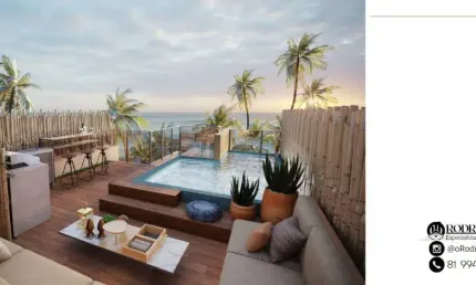 Rooftop Exclusivo no Cais Eco Residence – 78m² Privativos em Muro Alto