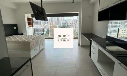 Imperdível oportunidade Apartamento studio mobiliado à venda ou locação na Vila Mariana, São Paulo-SP, 1 quarto, 1 banheiro, 1 vaga, 37,00m².