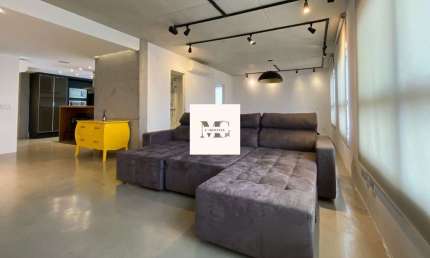 Apartamento à venda em São Paulo-SP maxhaus brooklin- Jardim das Acácias, 2 quartos, 1 suíte, 3 salas, 3 banheiros, 2 vagas, 140m². decorado
