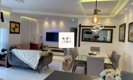 Apartamento Condominio Essence à venda ou locação em Mogi das Cruzes-SP, no Jardim Marica: 3 quartos, 3 suítes, 3 salas, 4 banheiros, 2 vagas, 124m².