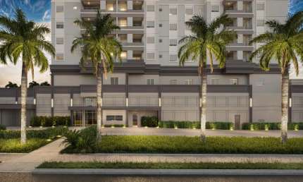Apartamento em condomínio Resort com 2 dormitórios no bairro Jardim