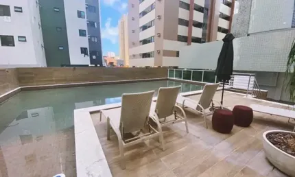 Apto, 44m,1q, varanda,  fica tudo, Px Praia, Jatiuca.