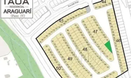 Terreno à venda no condomínio parque tauá - araguari – londrina/pr