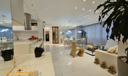 Apartamento Garden Mobiliado com 3 dormitórios (2 suítes) 2 vagas - Gonzaga - Santos/SP
