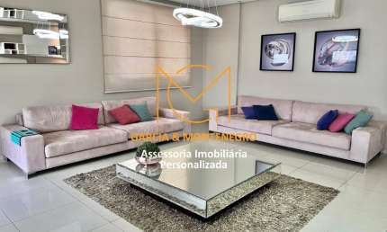Apartamento com 232 m2 - 3 dormitórios (3 suítes) 4 vagas - Aparecida - Santos - SP