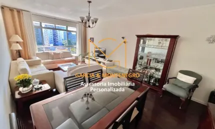 Apartamento com 3 dormitórios (1 suíte) 2 vagas - Ponta da Praia - Santos - SP