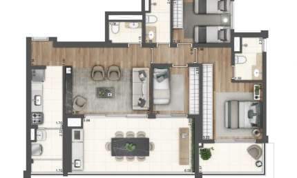 Apartamento com 3 quartos à venda na Rua Ettore Lantieri, 256, Sacomã, São Paulo