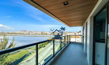 Apartamento com 2 dormitórios para alugar, 80 m² por r$ 3.500/mês - nova - são pedro da aldeia/rj