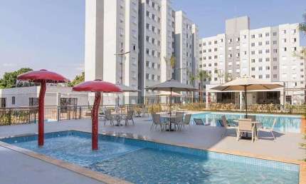 Apartamento 49,46 m R$ 230.000 com elevador, área de lazer, 2 quartos e segurança - Cond. Praças do Ipiranga