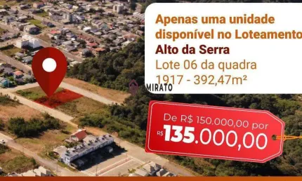 Terreno à venda em Farroupilha, Monte Verde - Oportunidade única!