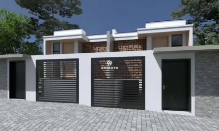 Casa geminada à venda em são francisco, farroupilha - novo empreendimento com churrasqueira e lavanderia