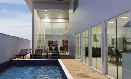 Casa Alto Padrão para Venda em Peruíbe, Jardim São Francisco, 4 dormitórios, 4 suítes, 1 banheiro, 4 vagas
