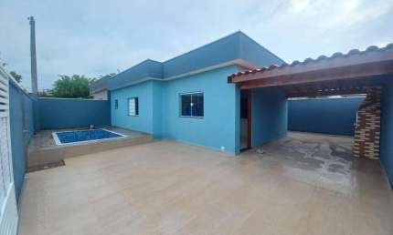 Casa para Venda em Itanhaém, Cesp, 2 dormitórios, 1 suíte, 1 banheiro, 4 vagas