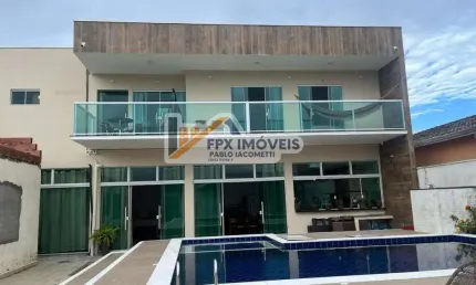 Casa Alto Padrão para Venda em Itanhaém, Guarda Civil, 4 dormitórios, 2 suítes, 2 banheiros, 6 vagas
