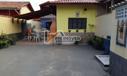 Casa para Venda em Itanhaém, Jardim Regina, 3 dormitórios, 1 suíte, 2 banheiros, 3 vagas