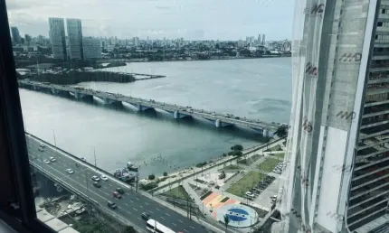 Claro, Rafael! Aqui está uma sugestão de descrição para locação do flat com um título atrativo e profissional:  Flat Mobiliado com Vista Privilegiada no Beach Class Excelsior – Pina
