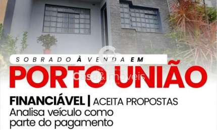 Sobrado à venda, Cidade Nova, PORTO UNIAO - SC. Financiável