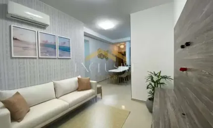 APARTAMENTO PRÓXIMO AO MAR MOBILIADO E DECORADO 02 DORMITORIOS