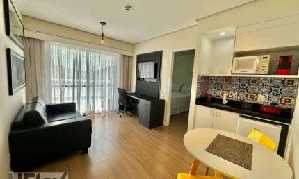 Apartamento com 1 dormitório para alugar, 35 m² por R$ 7.700,00/mês - Moema - São Paulo/SP