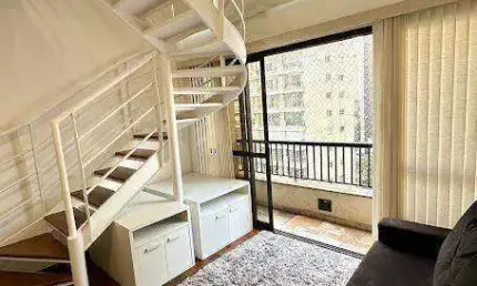 Apartamento Duplex com 1 dormitório para alugar, 45 m² por R$ 5.417,00/mês - Jardins - São Paulo/SP