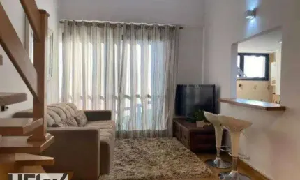 Apartamento Duplex com 1 dormitório para alugar, 51 m² por R$ 5.848,99/mês - Paraíso - São Paulo/SP