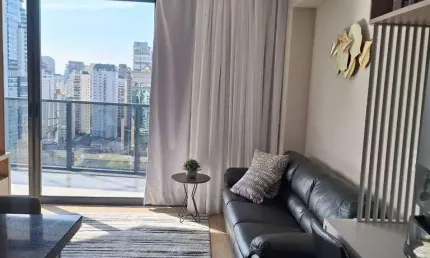 Apartamento com 1 dormitório para alugar, 46 m² por R$ 6.941,00/mês - Vila Olímpia - São Paulo/SP