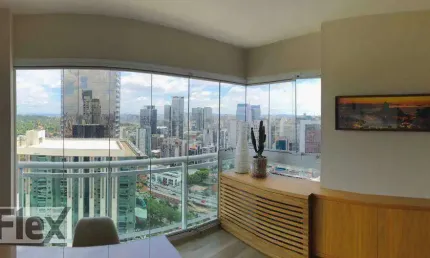 Apartamento com 2 dormitórios à venda, 66 m² por r$ 1.300.000,00 - brooklin - são paulo/sp