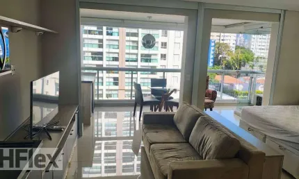 Apartamento com 1 dormitório para alugar, 45 m² por R$ 5.570,00/mês - Vila Olímpia - São Paulo/SP