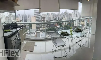 Apartamento com 1 dormitório para alugar, 45 m² por r$ 5.943,00/mês - vila olímpia - são paulo/sp