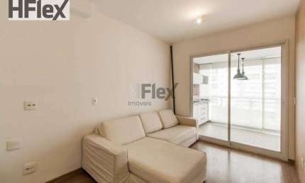 Apartamento com 1 dormitório para alugar, 45 m² por R$ 5.378,00/mês - Vila Olímpia - São Paulo/SP