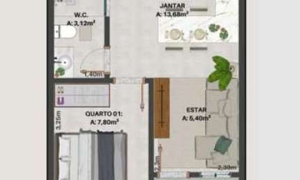 Casa para Venda em Foz do Iguaçu, Bairro Vila C, 2 dormitórios, 1 banheiro, 1 vaga