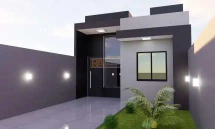 Casa para Venda em Foz do Iguaçu, Parque Residencial Morumbi, 2 dormitórios, 1 suíte, 1 banheiro, 1 vaga