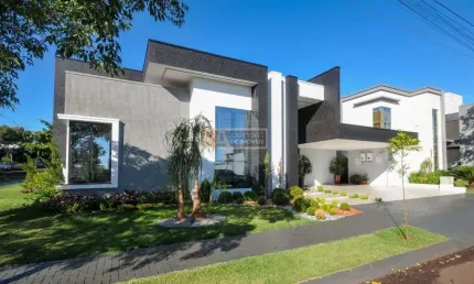 Casa para Venda em Foz do Iguaçu, Condomínio Arco de Paris, 4 suítes, 2 vagas