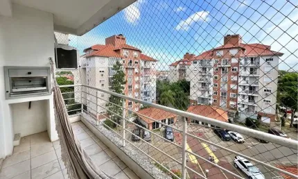 Apartamento 2 quartos com sacada e churrasqueira em Canoas - Semi Mobiliado - Jardim Baviera