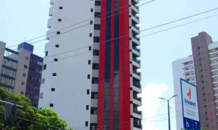 Apartamento com 1 dormitório para alugar, 58 m² por R$ 2.600,00 - Petrópolis - Natal/RN