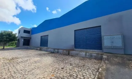 Galpão para alugar, 605 m² por r$ 10.000,00/mês - candelária - natal/rn