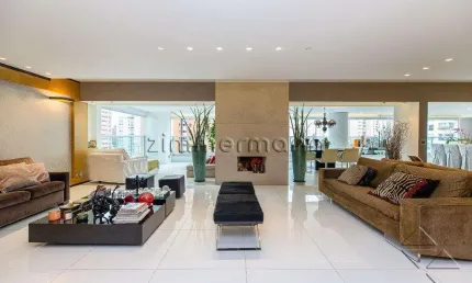 Apartamento com 4 quartos à venda na avenida juriti, --, moema, são paulo, 335 m2 por r$ 12.780.000