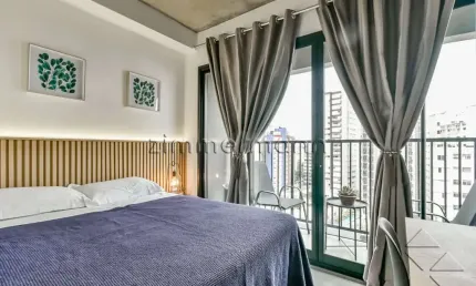 Apartamento com 1 quarto à venda na rua barata ribeiro, --, consolação, são paulo, 21 m2 por r$ 430.000