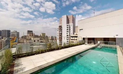 Apartamento com 1 quarto à venda na avenida nove de julho, --, consolação, são paulo, 20 m2 por r$ 320.000