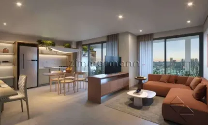 Apartamento com 2 quartos à venda na Rua Otávio Tarquínio de Souza, --, Campo Belo, São Paulo, 63 m2 por R$ 995.000